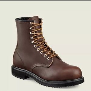 RED WING SUPER-SOLE 8” WORK BOOT SIZE 9 E2